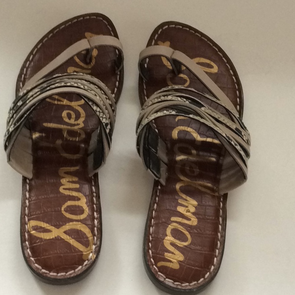 NEW Sam Edelman python sandals - Picture 4 of 8